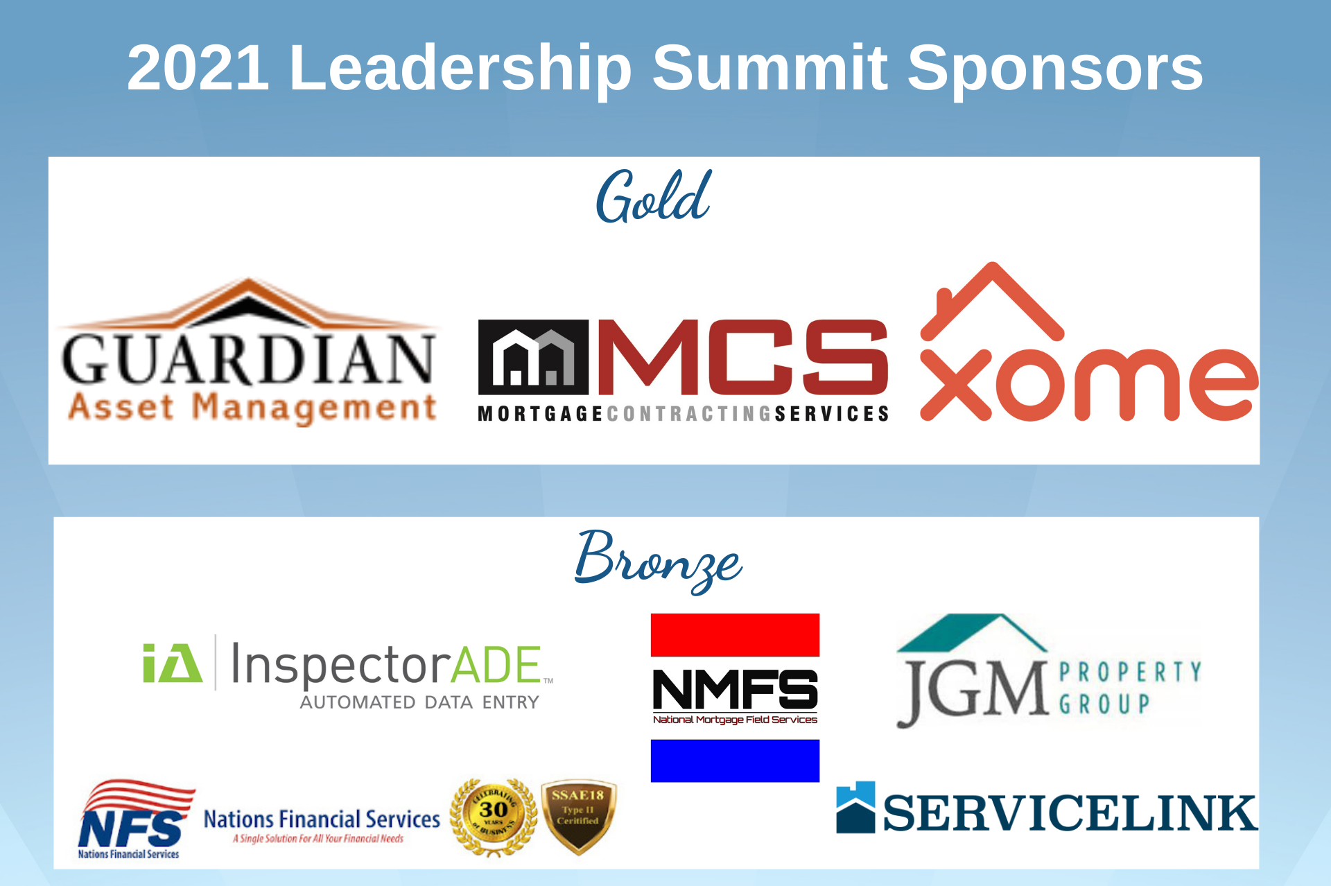 2021 Leadership Summit Sponsor Recap (1) 2021 Leadership Summit Sponsor Recap (1)