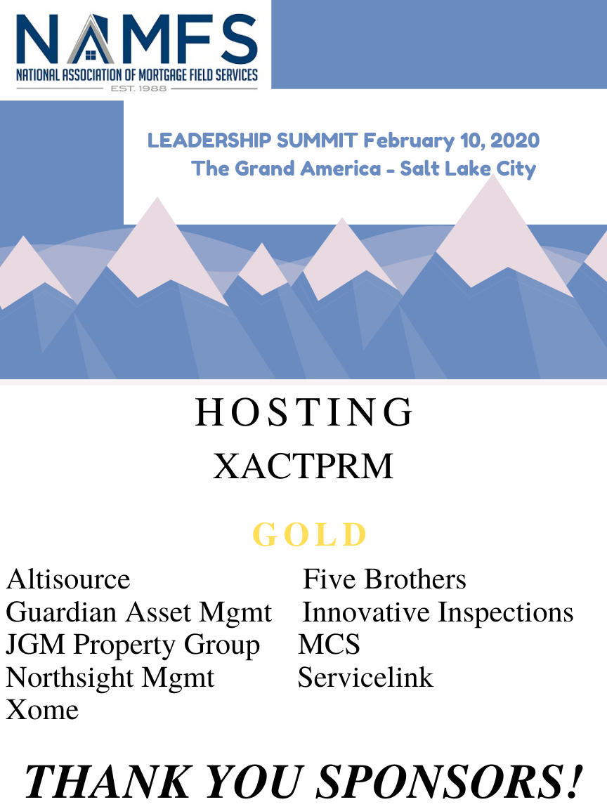 Sponsor Poster for 2020 Leadership Summit Logo Sponsor Poster for 2020 Leadership Summit Logo