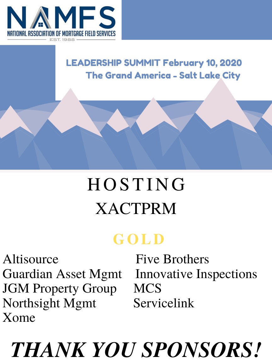 Sponsor Poster for 2020 Leadership Summit Logo